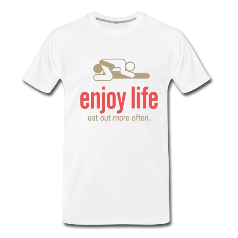 enjoy life eat out more often shirt