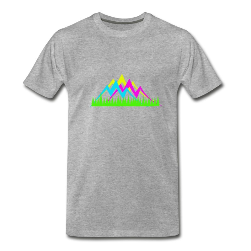 Men's Glowing Mountain T-Shirt