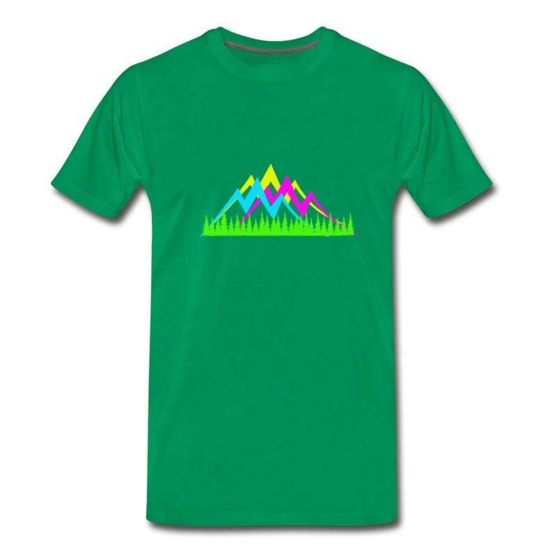 Men's Glowing Mountain T-Shirt