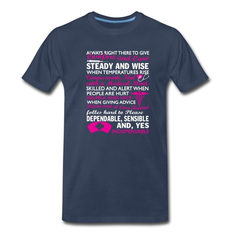 Men's Nurse - Always Right There To Give Awesome T - S T-Shirt