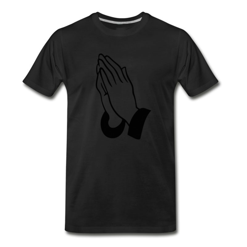 praying hands t shirt