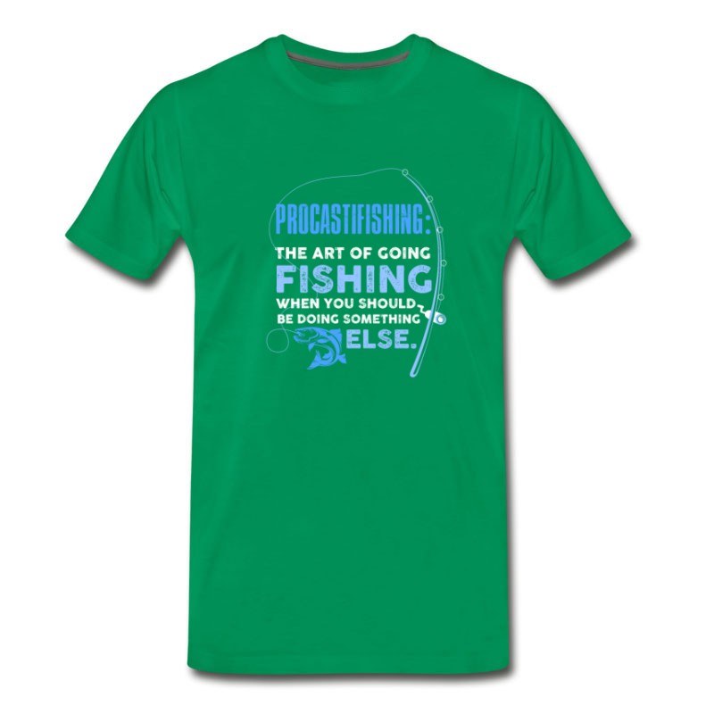Men's Procastfishing The Art Of Fishing T-Shirt