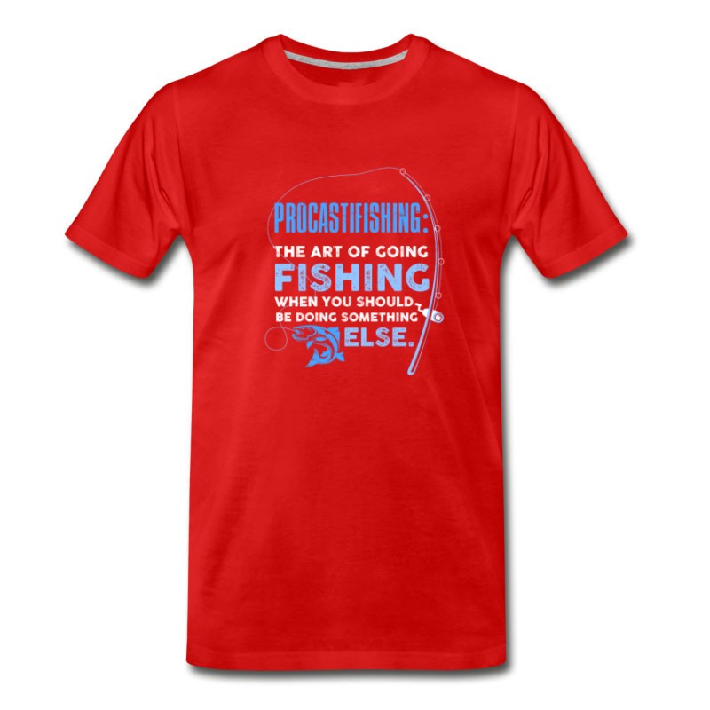Men's Procastfishing The Art Of Fishing T-Shirt