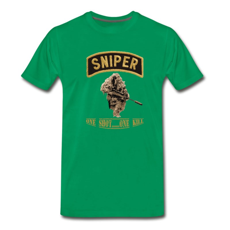 Men's Sniper - One Shot One Kill T-Shirt